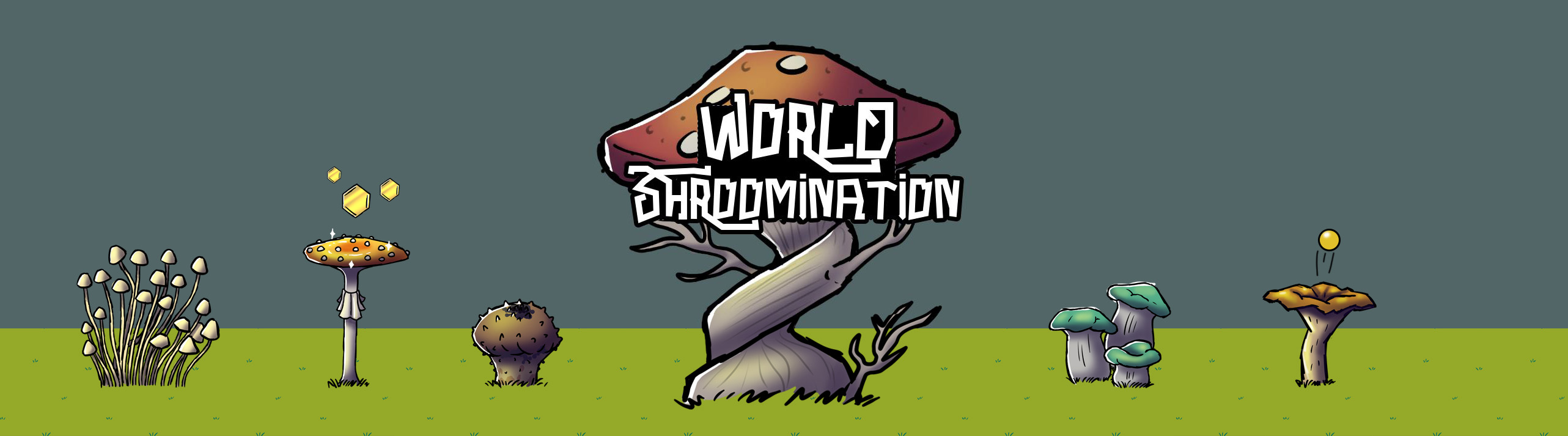 Banner von World Shroomination